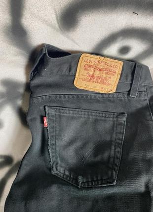 Черные штаны джинсы levi’s 7513 фото