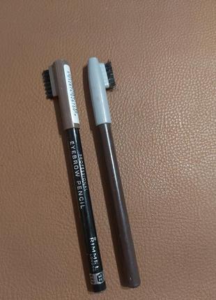 Лот карандашей для бровей rimmel1 фото