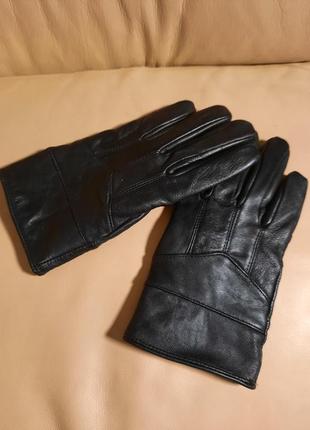 Чоловічі шкіряні рукавички1 фото
