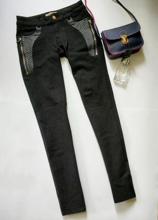 Чорні стрейчеві штани grazt lover