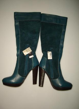 Next нові шкіряні чоботи некст, р 39, устілка 25,5 см, зроблені в португалії