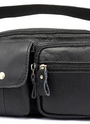 Поясная сумка флотар vintage 14740 черная
