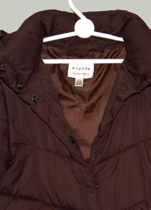 Крутая утепленная коричневая детская куртка с капюшоном на холодную осень2 фото