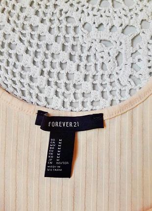 Плаття forever 21 в рубчик + в подарунок трендове кольє 4