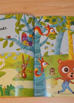 Little bears picnic, детская книга на английском языке7 фото