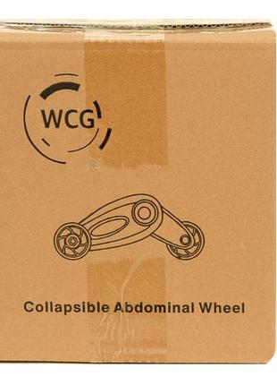 Ролик колесо тренажер для преса wcg s1 + килимок для колін8 фото