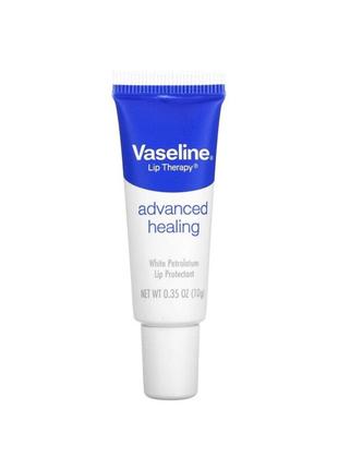 Vaseline lip therapy, advanced healing, захисний засіб для губ , бальзам для губ, 10 г3 фото