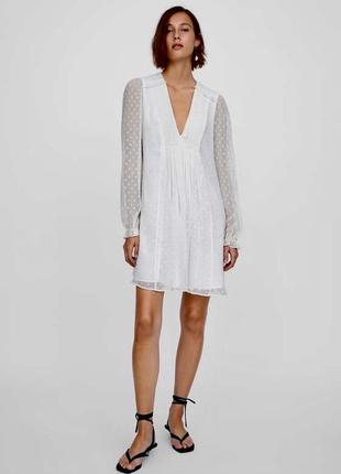 Плаття zara, сукня zara, біла сукня zara2 фото