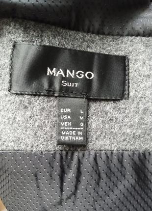 Пальто mango сіре5 фото