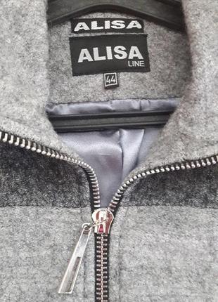 Стильне нове пальто alisa line. розмір 44 або м.3 фото