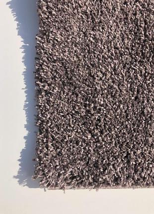 Килим супер шаггі, килимок ворсистий колір кофейний2 фото