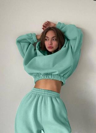 Спортивний костюм  тринитка на флісі різні кольори