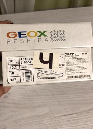 Туфлі - мокасини geox respira р. 28 по устілці 17,5 див.6 фото
