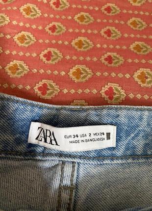 Жіночі джинсові шорти zara шорти на літо5 фото