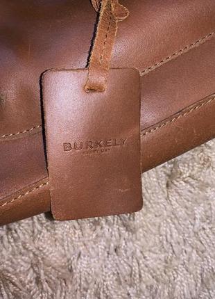 Сумка портфель burkely  плотная натуральная кожа с местом под ноутбук, оригінал3 фото