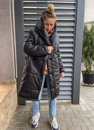 Зимняя куртка зефирка4 фото