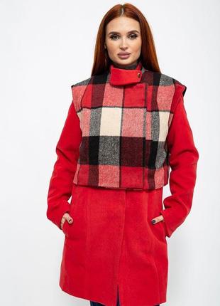Пальто женское 104r1270 цвет красный