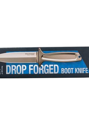 Тактический армейский военный нож cold steel drop forged boot knife 52100 (36mb)6 фото