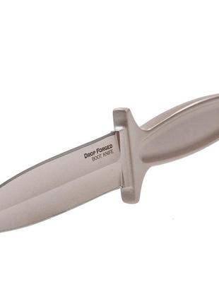 Тактический армейский военный нож cold steel drop forged boot knife 52100 (36mb)3 фото