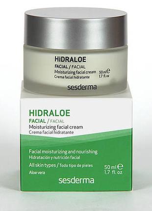 Пом’якшувальний крем для обличчя sesderma hidraloe1 фото