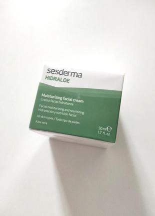 Пом’якшувальний крем для обличчя sesderma hidraloe2 фото