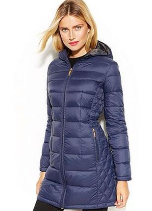 Удлиненный деми пуховик куртка michael kors