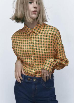 Блуза из вискозы zara2 фото