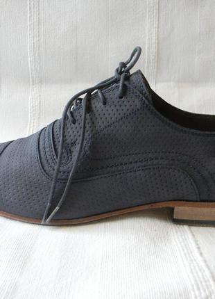 Мужские кожаные туфли zara man р.42,индия