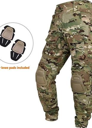 Штани з наколінниками krydex usa/mil tec/m tac/ viper/kombat/helikon/idogear/propper
