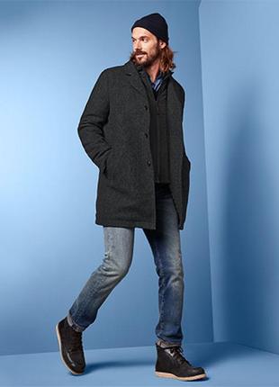 Чоловіче пальто з шерстю на підкладці, tchibo (німеччина), р .: 56-58 (xl євро)