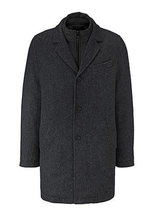 Чоловіче пальто з шерстю на підкладці, tchibo (німеччина), р .: 56-58 (xl євро)3 фото