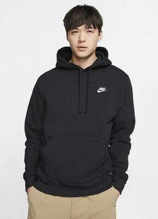 Худі чоловічий nike sportswear club fleece bv2654-010 чорний