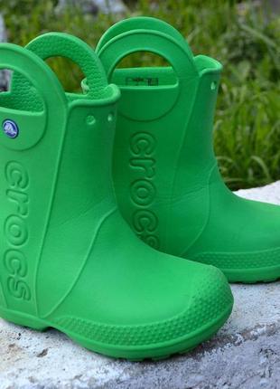 Сапоги кроксы crocs оригинал размер 25-26 c9