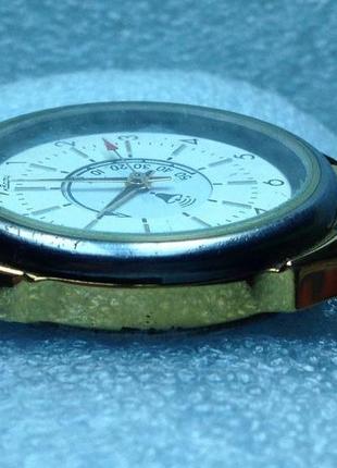 Часы нерабочие наручные кварцевые луч-кварц будильник браслет годинник4 фото