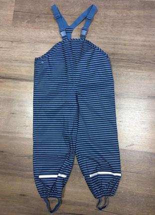 Якісні дитячі штанці-комбінезон у смужку tchibo (німеччина) розмір: 74/80