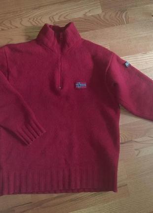 Теплый свитер кофта napapijri. 11-13лет,размер s2 фото