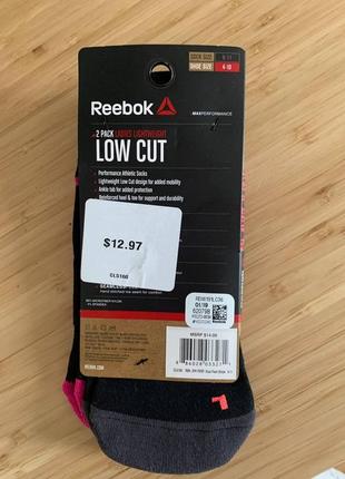Носки спортивные   reebok low cut2 фото