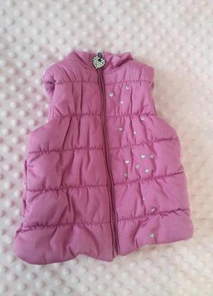 Жилетка до дівчинки 6 місяців.