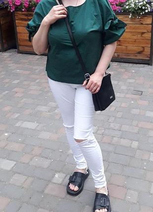 Розпродаж стрейчеві джинси скінні з прорізами