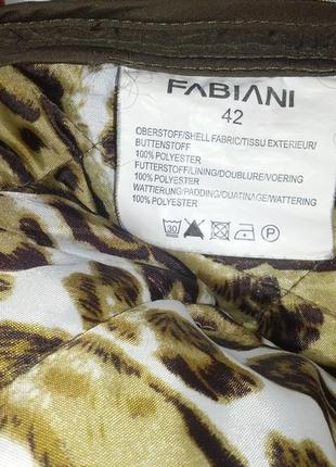 Актуальная брендовая  стеганная куртка 48-50разм.,fabiani,италия.4 фото