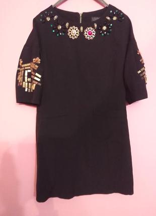 Вечірнє нарядне плаття-туніка з змійкою