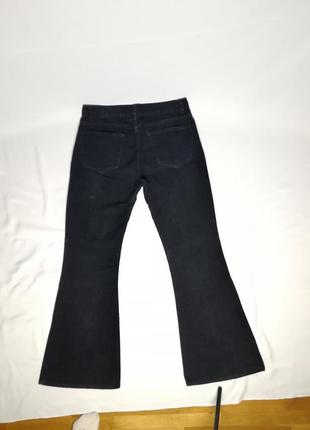 Вінтажні унісекс вельветові штани від h&m. чорні штани кльош5 фото