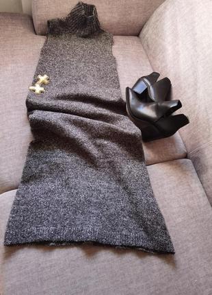 Довга тепла сукня zara