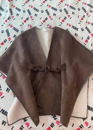 Накидка, дубленка