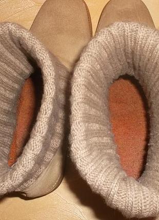 Замшеві черевики з плетеним верхом3 фото