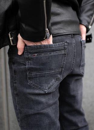 Чоловічі темно-сірі джинси / якісні джинси на осінь3 фото