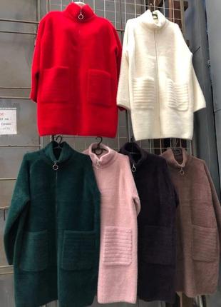 Пальто альпака отличное качество турция люкс коллекция