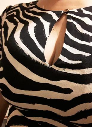 Платье зебра3 фото