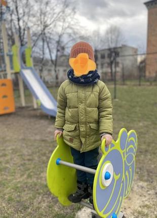 Куртка на флісовій підкладці єврозима reserved 4-5 років 110см