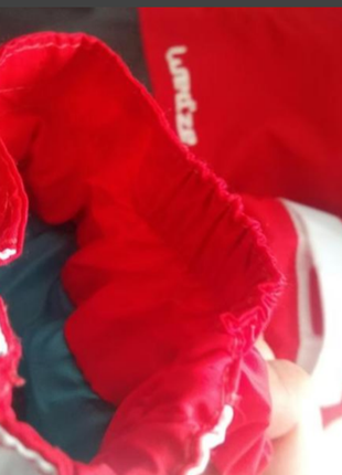 Курточка гірськолижна на флісі бренду франції decathlon  uk 4-5 eur 104-1058 фото